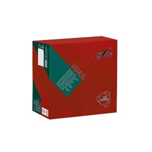 SERVIETTE DE TABLE VENUS Airlaid rouge 39x39CM 50 x16 paquets soit 800