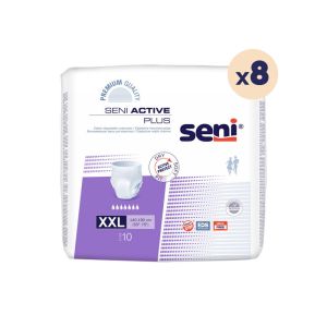 COUCHE PULL UP S ACTIVE PLUS adulte actif XX-Large 10 x 6 paquets