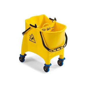 SEAU DE LAVAGE BI-BACS MAXI JOLLY jaune sans presse 2x15L 55x37x93CM