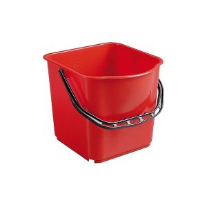 SEAU avec anse gradué rouge 25L avec bec verseur 37x36,5x31,7CM