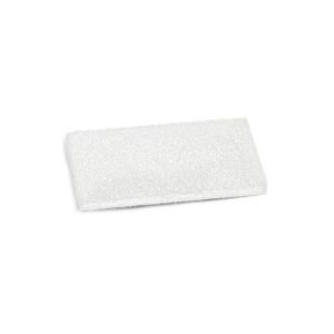 TAMPON GRATTOIR blanc 12x25CM épaisseur 2CM