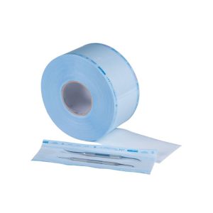 GAINE DE STERILISATION témoin de stérilisation intégré 10CMx200M rouleau