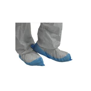 SURCHAUSSURE classic visiteur PP blanc non stérile semelle bleue x400