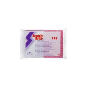 TAMPONGE multi-usages blanc-rose 88X131MM pack x10