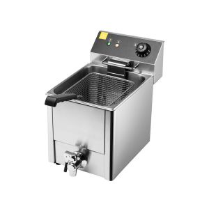 FRITEUSE  ELECTRIQUE à cuve amovible avec robinet 8L 26,5X35cm