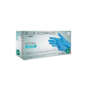 GANT NITRILE  Eco-plus bleu non poudré boite de 100 Taille XL