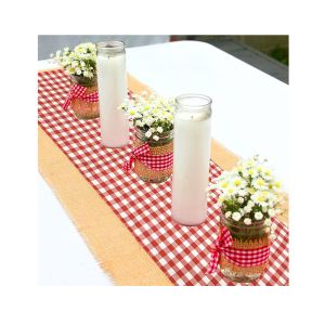 CHEMIN DE TABLE NON TISSE vichy 0,30x50M x1 rouleau