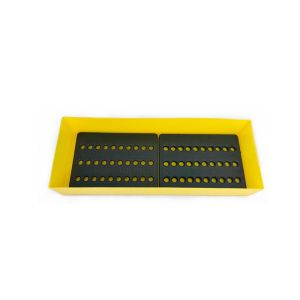BAC DE RETENTION jaune avec caillebotis 1.05x0.40x0.17M  70L