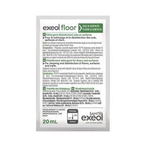 FLOOR CITRON détergent et désinfectant sols surfaces dosette 0,02L x250