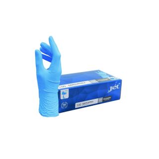 GANT NITRILE non poudré bleu Taille L boite de 100