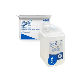 CONTROL MOUSSE LAVANTE usage fréquent sans parfum incolore 1L x6