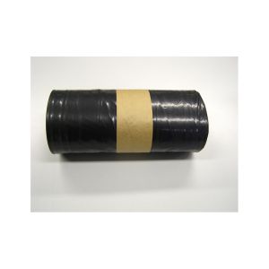 SAC POUBELLE A LIEN CLASSIQUE PEBD noir 30L 30µ 0,5x0,63M 25 x 20 rouleaux