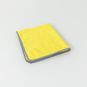 LAVETTE MIRACLE microfibre jaune 350GR/M² 33x37CM sachet de 5