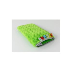 GANT MICROFIBRE 3D DELTA spécial dépoussiérage vert 14x26CM sachet de 2