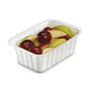 BARQUETTE ALPHACEL blanche scellable plat froid 500CC 120x 18 sachets
