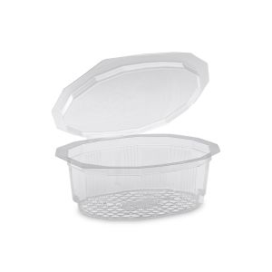 BOITE MULTIPACK cristal couvercle à charnière 250CC x600