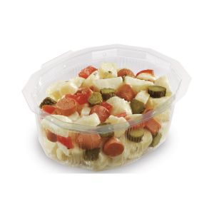 BOITE MULTIPACK cristal couvercle à charnière 500CC 50x 8 sachets