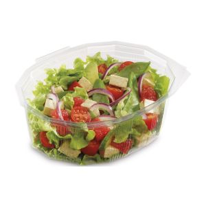 BOITE MULTIPACK cristal couvercle à charnière 750CC 50x 6 sachets
