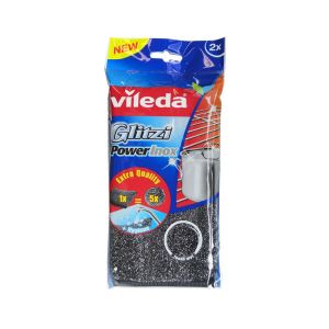 TAMPON A RECURER GLITZI Power acier inoxydable 100x100MM sachet x 2