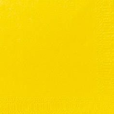 SERVIETTE OUATE jaune 2 plis 24x24CM 300 x 8 paquets