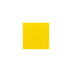 SERVIETTE OUATE jaune 2 plis 40x40CM 125 x 10 paquets