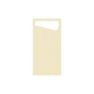 SACCHETTO crème avec serviette Dunisoft blanche 32x40CM 60 x 4 paquets