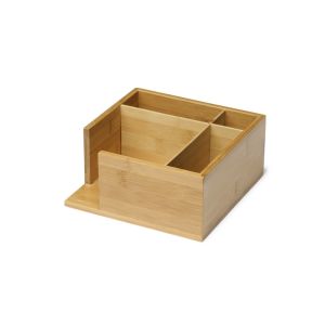 DISTRIBUTEUR DE SERVIETTES bambou 18x18CM x2