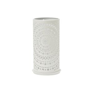 BOUGEOIR BILLY en métal blanc 140x75MM x4
