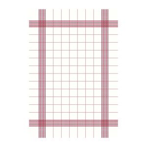 SERVIETTE AIRLAID Towel napkin rouge 38x45CM x250