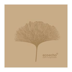 SERVIETTE DUNISOFT organic 20x20CM 180 x 16 paquets