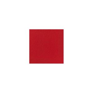 SERVIETTE OUATE rouge 4 plis 40x40CM 50 x 6 paquets