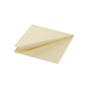 SERVIETTE OUATE crème 3 plis 24x24CM 250 x 8 paquets