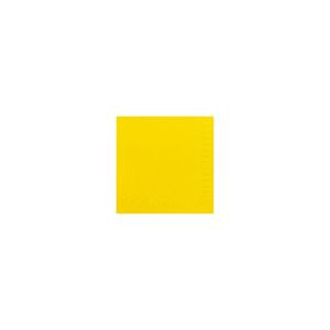 SERVIETTE OUATE jaune 3 plis 33x33CM 125 x 8 paquets