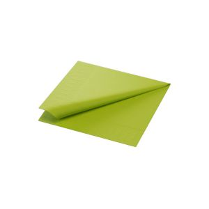 SERVIETTE OUATE kiwi 33x33CM 3 plis pliage en 4 125 x8 soit 1000 serviettes