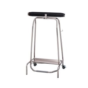 SUPPORT SAC MOBILE CONTICLAP à clapet en inox pour sac 110L