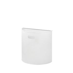 CORBEILLE MILUNA murale blanche métal 20L