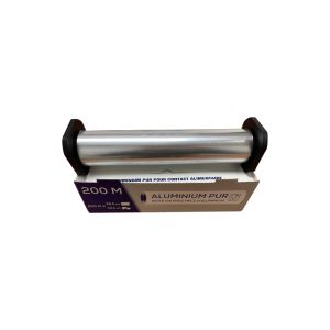 PAPIER ALUMINIUM en boite distributrice 200Mx330MM 11microns