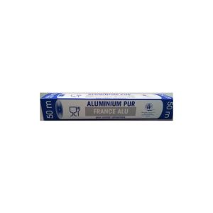 PAPIER ALUMINIUM en boite distributrice 50Mx330MM