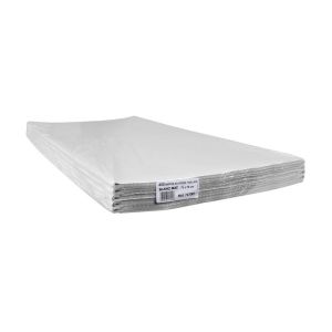 NAPPE PAPIER GAUFREE blanc mat 0,7x0,7M x 400 nappes à plat
