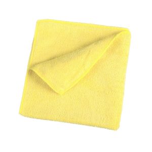 LAVETTE T200 microfibre économique pour surfaces jaune 40x40CM x10