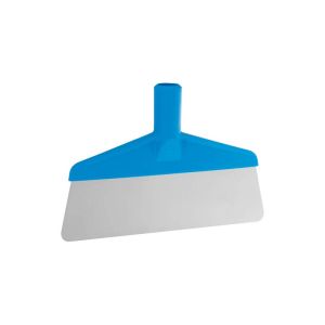 GRATTOIR A MAIN lame flexible inox bleu 260MM