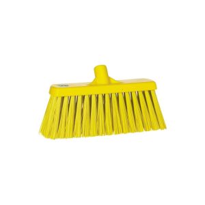BALAI D'EXTERIEUR jaune fibre extra dure 330MM