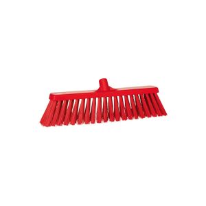 BALAI D'EXTERIEUR rouge fibre extra dure 530MM