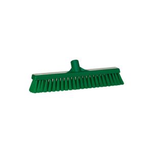 BALAI pour balayage particules fines vert fibre souple 410MM