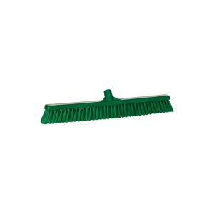 BALAI DROIT grande largeur vert fibre souple dure 610MM