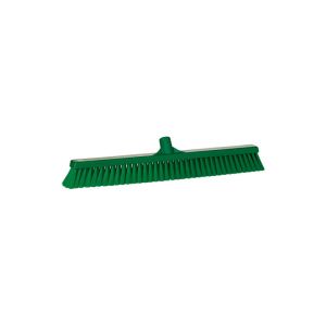 BALAI DROIT grande largeur vert fibre souple 610MM