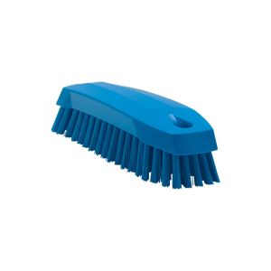 BROSSE PAPILLON A MAIN M bleu fibre médium 165MM