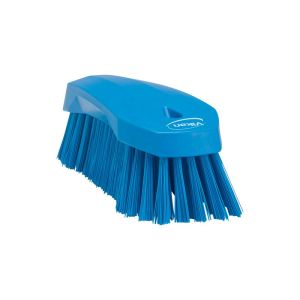 BROSSE A MAIN L multifonction bleue fibre dure 200MM