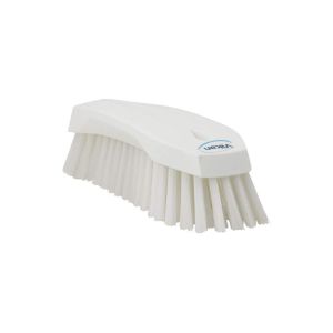 BROSSE A MAIN L multifonction blanche fibre dure 200MM