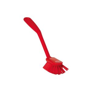 BROSSE A VAISSELLE rouge fibre médium 280MM